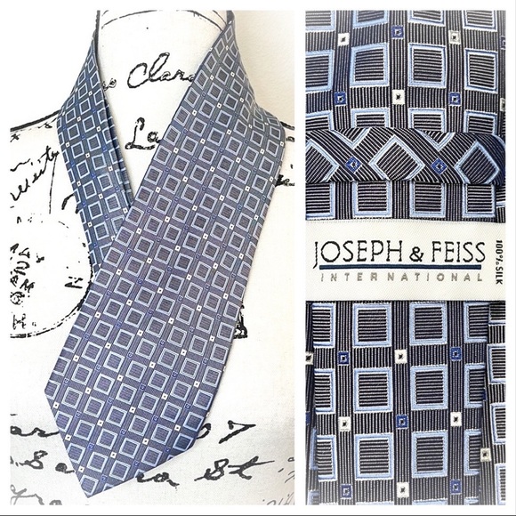Joseph & Feiss Other - 😎Very Handsome Grey Joseph & Feiss Mens Silk Tie😎